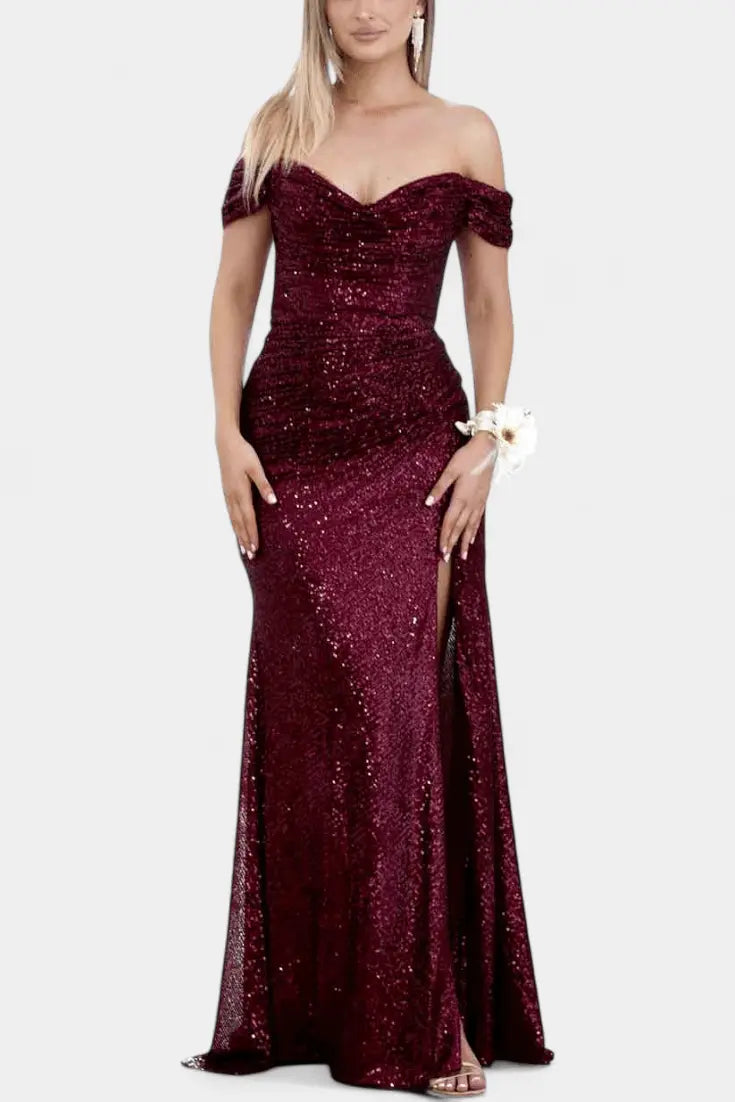 LITHUA Bordo / S Andrea | Undinė suknelė