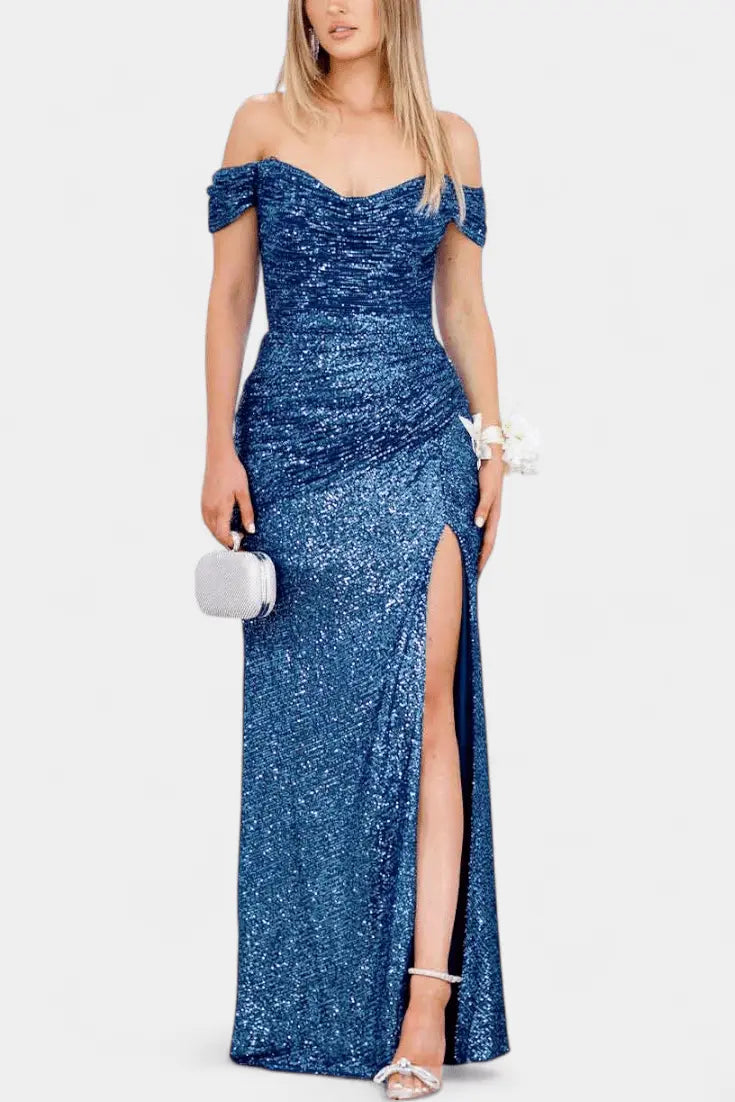 LITHUA Elektrinė mėlyna / S Andrea | Undinė suknelė