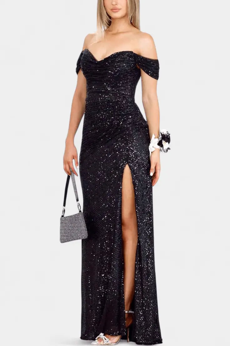 LITHUA Juoda / S Andrea | Undinė suknelė