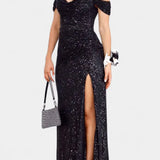 LITHUA Juoda / S Andrea | Undinė suknelė