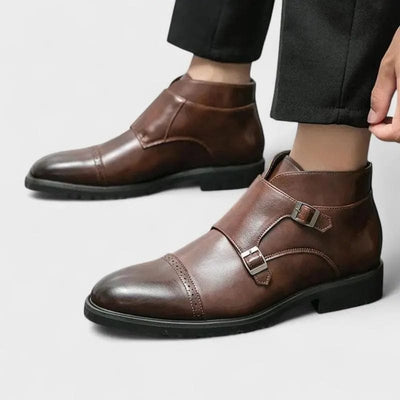 Parker™ | Dirbtinės odos Dvigubos Monk-strap Batai