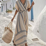 Velira Abrikosų / S Santorini™ Vasaros Suknelė