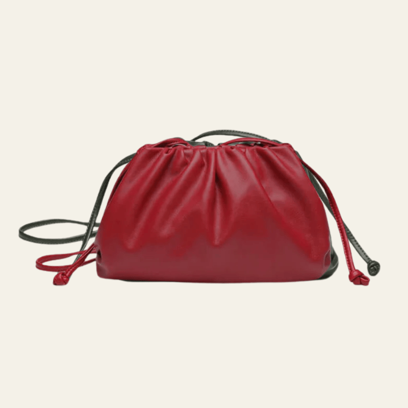 Velira Bags Raudona Vienos Drawstring Pouch Krepšys