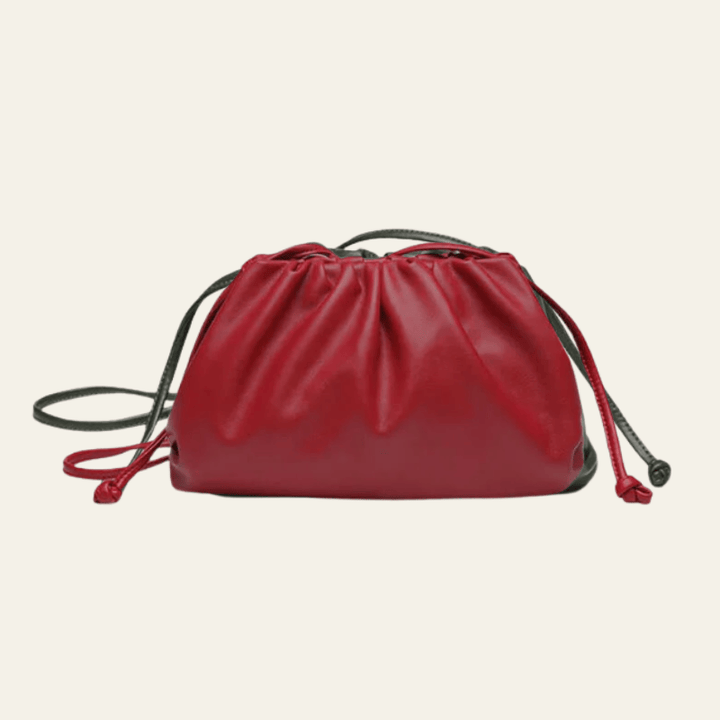 Velira Bags Raudona Vienos Drawstring Pouch Krepšys