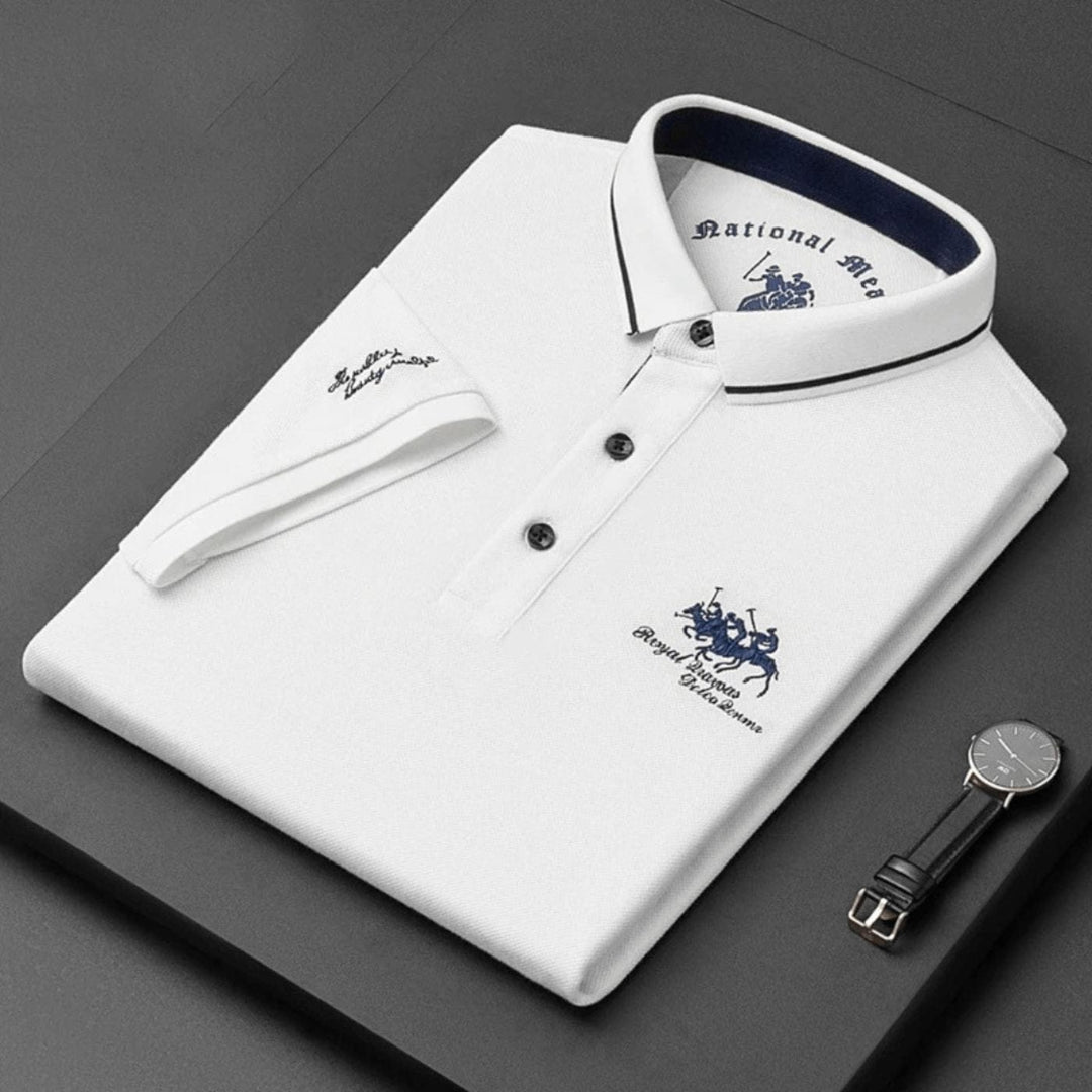 Velira Balta / M Jean™ | Prabangi polo marškiniai