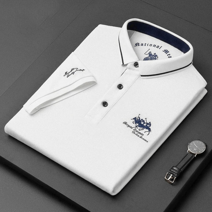 Velira Balta / M Jean™ | Prabangi polo marškiniai
