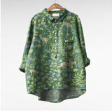 Velira blouse Raštas 10 / S 55-65KG Mireva - Elegantiška Vintage Bluzonė