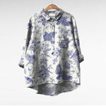 Velira blouse Raštas 3 / S 55-65KG Mireva - Elegantiška Vintage Bluzonė