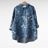 Velira blouse Raštas 7 / S 55-65KG Mireva - Elegantiška Vintage Bluzonė