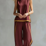 Velira Bordo / XS Leila™ | Elegantiškas dviejų dalių kostiumas
