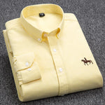 Velira Camisa Masculina Cavalins Manga Longa Geltona / XS Vyriška ilgaamžė marškiniai Cavalins