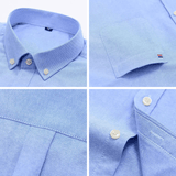Velira Camisa Masculina Oxford Manga Longa Vyriška Oxford ilgomis rankovėmis marškiniai