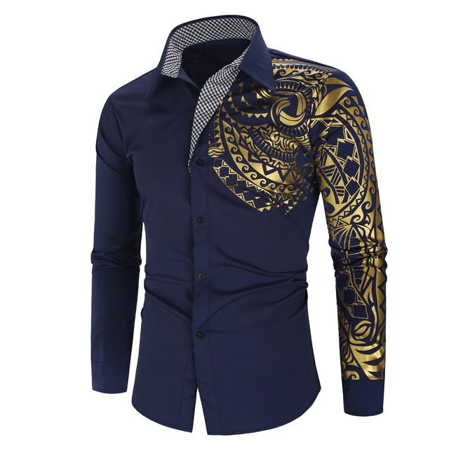 Velira Camisa Masculina Social Clarino Tamsiai mėlyna / S Vyrų socialinė marškiniai Clarino