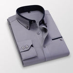 Velira Camisa Social Masculina Carino Pilka / S Vyrų Socialinė Marškiniai Carino