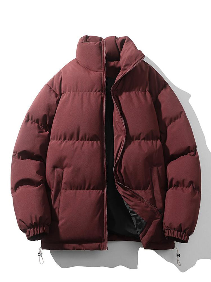 Velira Coats & Jackets bordo / S Funnel Neck Puffer Coat
