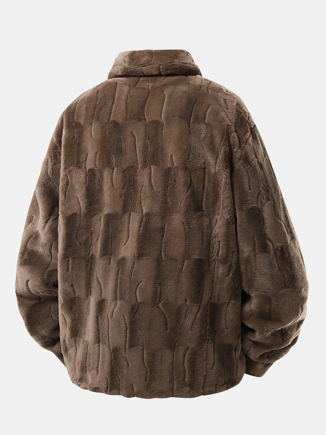 Velira Coats & Jackets Dirbtinio kailio švarkas su notch apykakle
