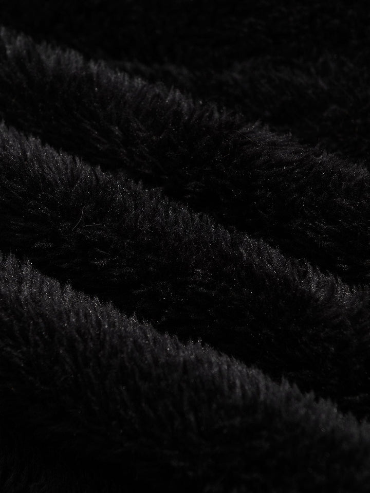 Velira Coats & Jackets Dirbtinio kailio švarkas su notch apykakle