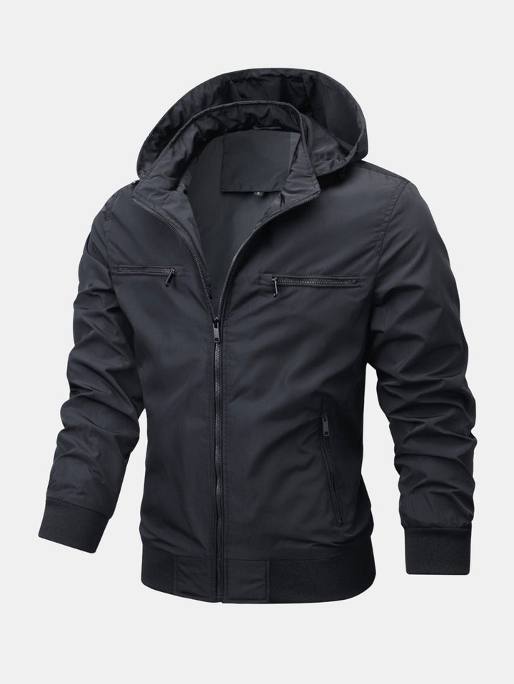 Velira Coats & Jackets juoda / S Nuimamas gobtuvas striukė