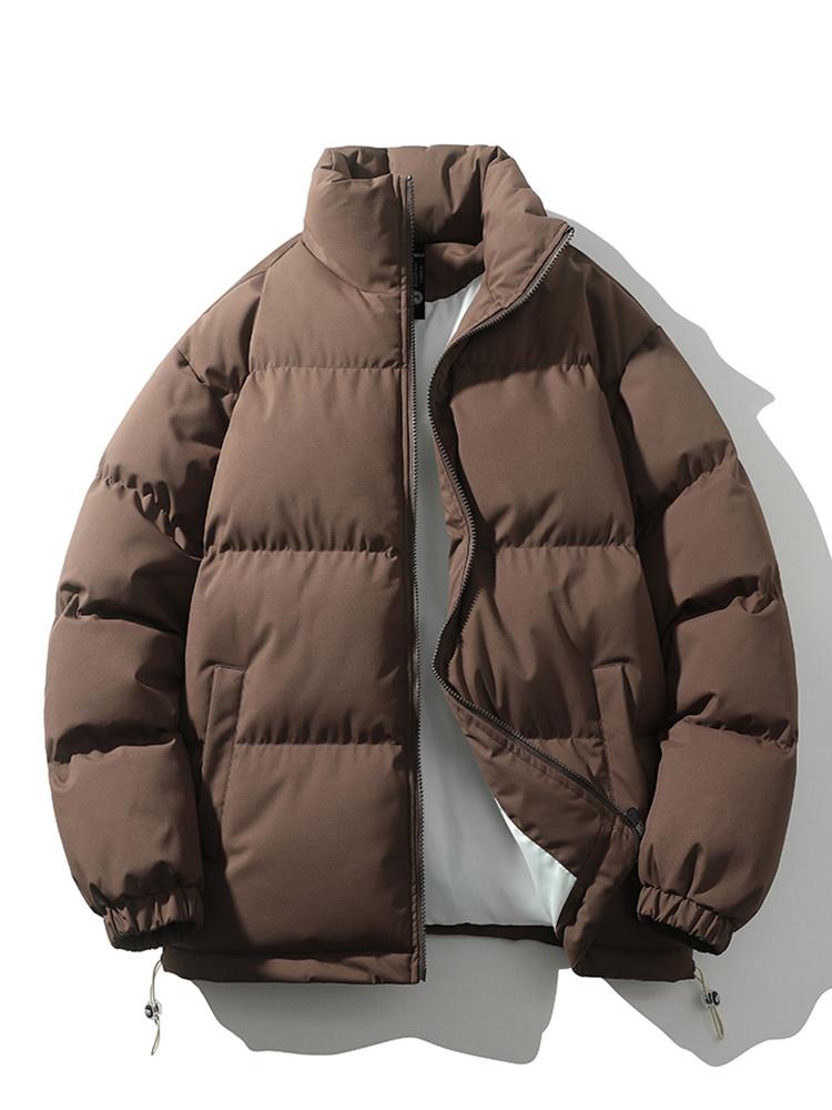 Velira Coats & Jackets kava / S Funnel Neck Puffer Coat