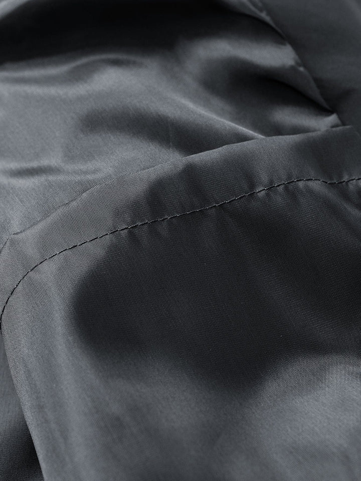 Velira Coats & Jackets Laisvalaikio Siuvinėta Lenktinė Striukė