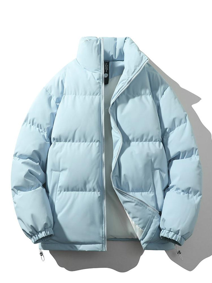 Velira Coats & Jackets šviesiai mėlyna / S Funnel Neck Puffer Coat