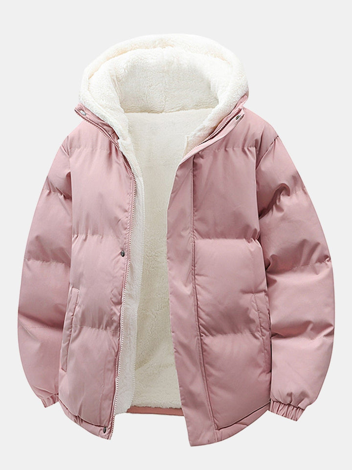 Velira Coats & Jackets šviesiai rožinė / XS 2 In 1 Teddy Kapota Pūkinė Striukė
