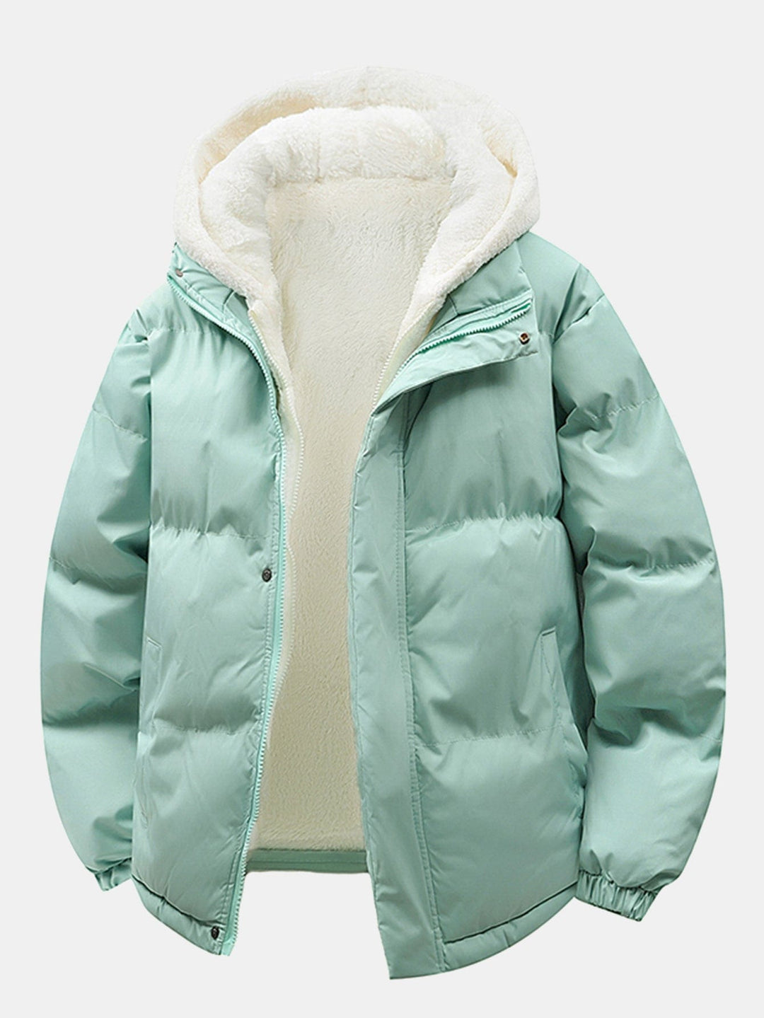 Velira Coats & Jackets šviesiai žalia / XS 2 In 1 Teddy Kapota Pūkinė Striukė
