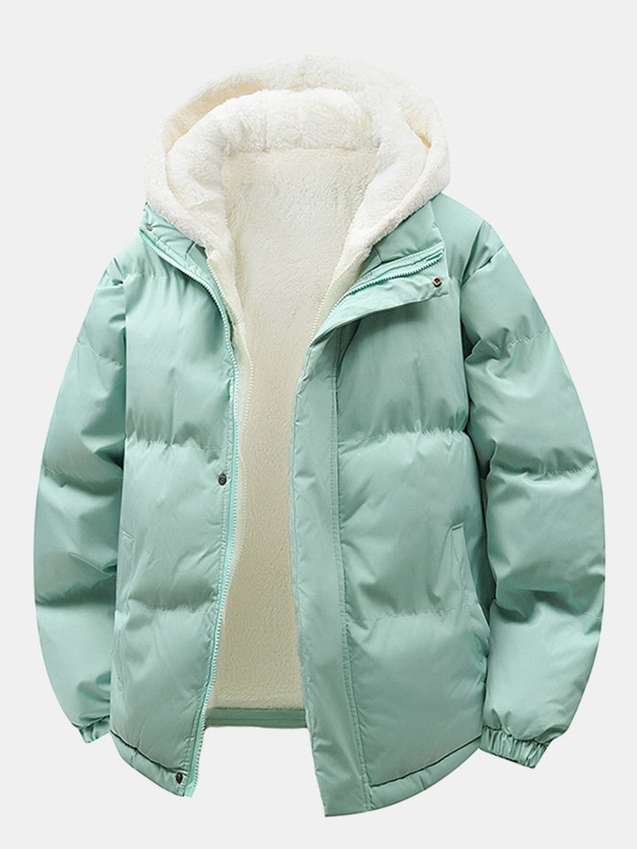 Velira Coats & Jackets šviesiai žalia / XS 2 In 1 Teddy Kapota Pūkinė Striukė