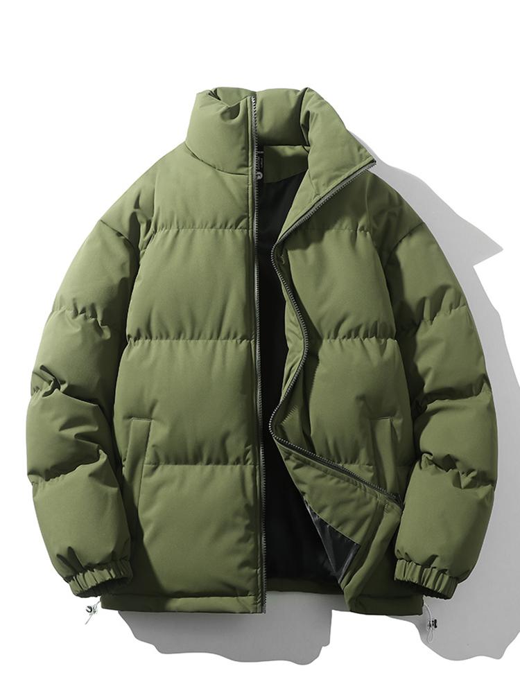 Velira Coats & Jackets tamsiai žalia / S Funnel Neck Puffer Coat