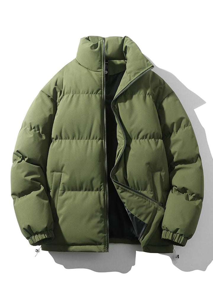 Velira Coats & Jackets tamsiai žalia / S Funnel Neck Puffer Coat