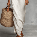 Velira DRESSES Minimalistinis lininis maxi suknelė