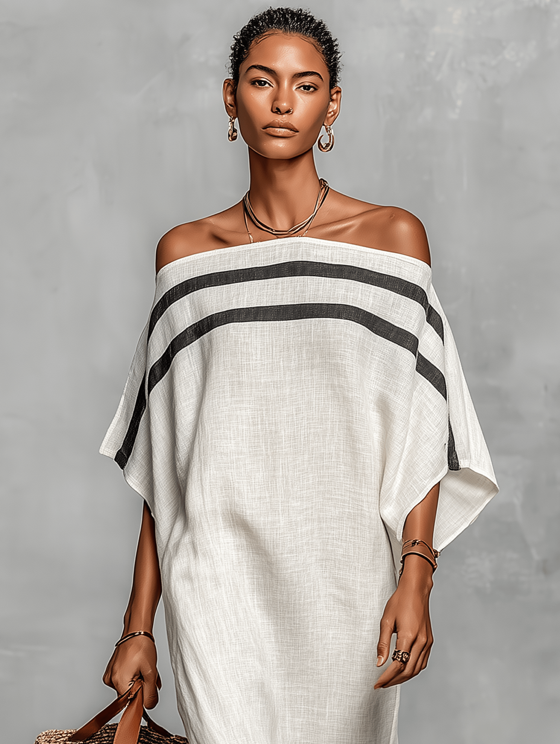 Velira DRESSES Minimalistinis lininis maxi suknelė