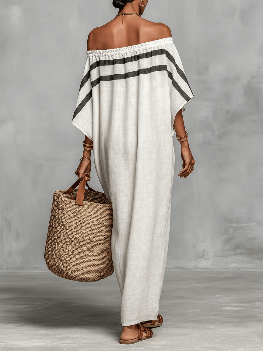 Velira DRESSES Minimalistinis lininis maxi suknelė