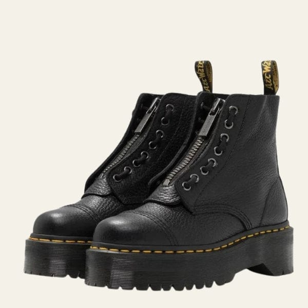 Velira Footwear Women Juoda / 5.0 Kamen Zip-Front Platform Batas