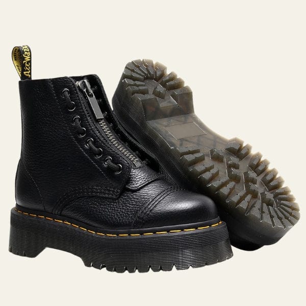 Velira Footwear Women Kamen Zip-Front Platform Batas
