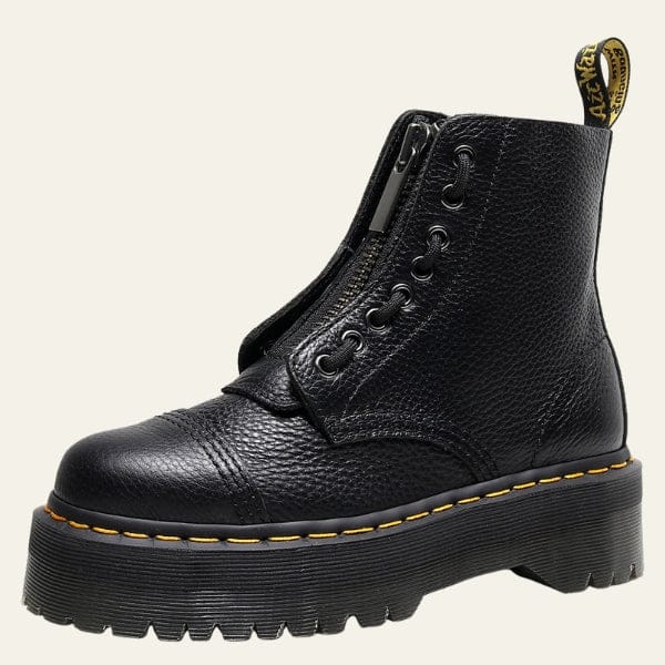 Velira Footwear Women Kamen Zip-Front Platform Batas