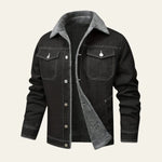 Velira Jackets & Overcoats Juoda / M Monrealo džinsinis šerpos švarkas