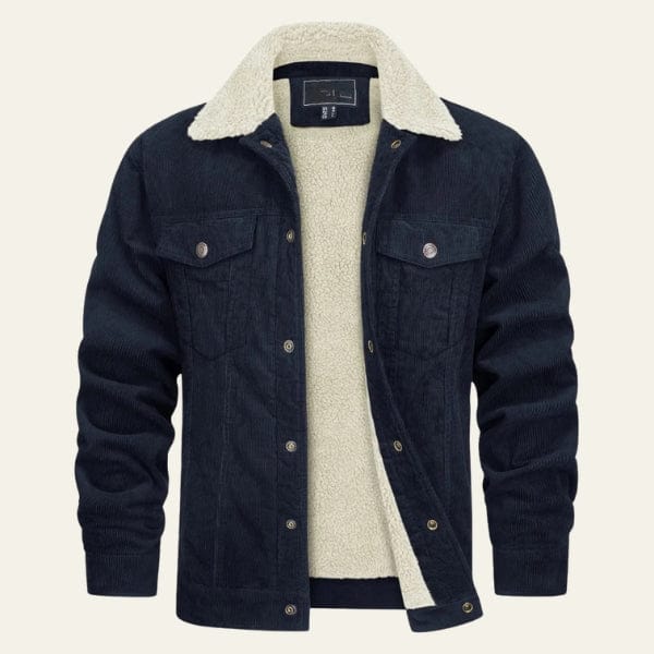 Velira Jackets & Overcoats Mėlyna / S Monrealio kordūrinis šerpa švarkas