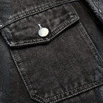 Velira Jackets & Overcoats Monrealo džinsinis šerpos švarkas