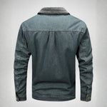 Velira Jackets & Overcoats Monrealo džinsinis šerpos švarkas