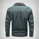 Velira Jackets & Overcoats Monrealo džinsinis šerpos švarkas