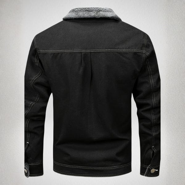 Velira Jackets & Overcoats Monrealo džinsinis šerpos švarkas