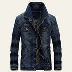 Velira Jackets & Overcoats Tamsiai mėlyna / M Dakota Vintage Džinsinis Švarkas