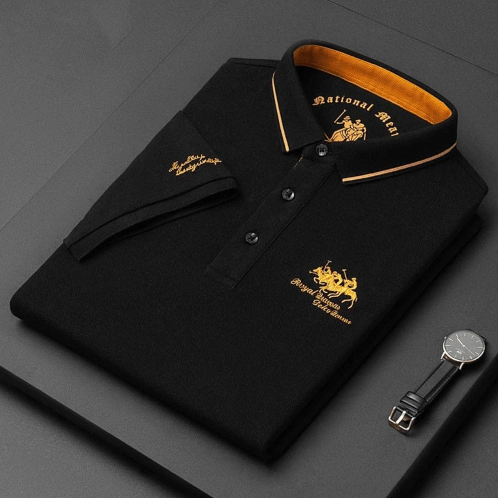 Velira Juoda / M Jean™ | Prabangi polo marškiniai