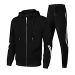 Velira Juoda / XS Elegantiškas Vyrų Sportinis Komplektas