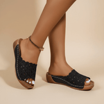 Velira Kleidung & Accessoires Juoda (Beveik išparduota) / 5 (36EU) Delilah – Ergonominiai sandalai