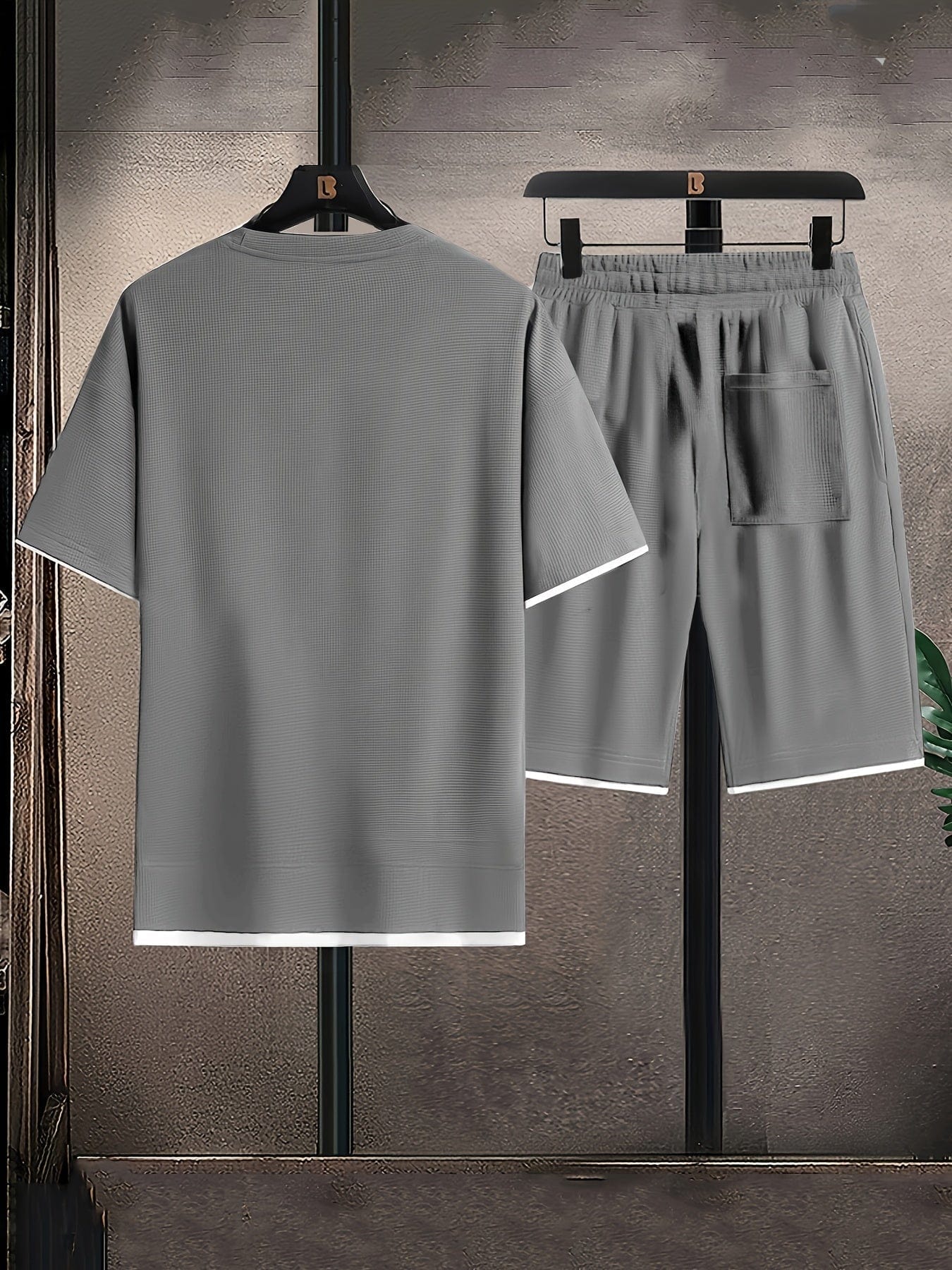 Velira Men's Apparel Elegantiškas Megztinis Poilsio Komplektas