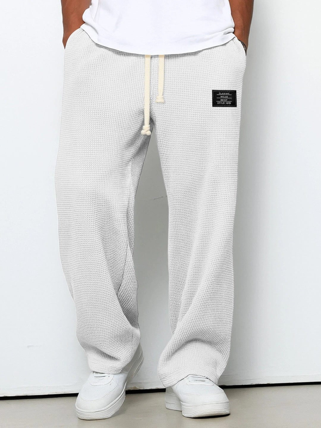 Velira Men's Pants Balta / S Andrius | Patogios vyriškos kelnės