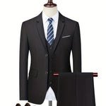 Velira Men Suits Juoda / S Elegantiškas Vyrų Kostiumas