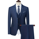 Velira Men Suits Mėlyna / S Elegantiškas Vyrų Kostiumas
